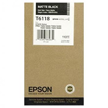 Epson Matte Black T6118 Ink Cartridge (110ml)