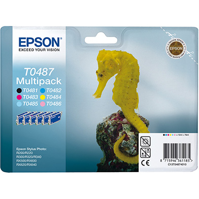 Epson T0487 6-Colour Multipack (6 x 13ml)