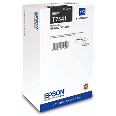 Epson C13T754140 T7541 Black XXL Ink Cartridge (10,000 Pages)