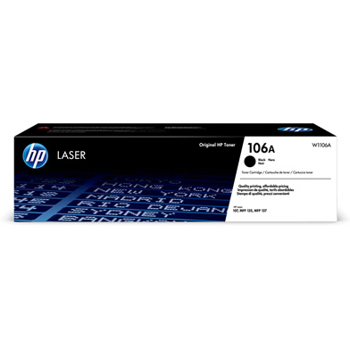 HP 106A Black Toner Cartridge (1,000 Pages)