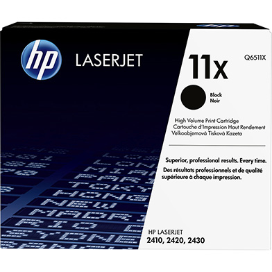 HP Q6511X 11X LaserJet Smart Black High Capacity Print Cartridge (12,000 Pages)