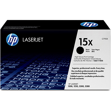 HP 15X High Capacity Black Print Cartridge (3,500 Pages)