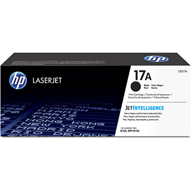 HP 17A Black Toner Cartridge (1,600 Pages)