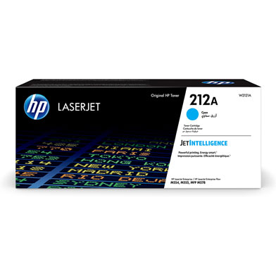 HP W2121A 212A Cyan Toner Cartridge (4,500 Pages)