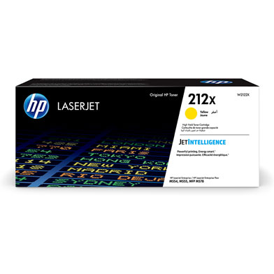 HP W2122X 212X High Capacity Yellow Toner Cartridge (10,000 Pages)