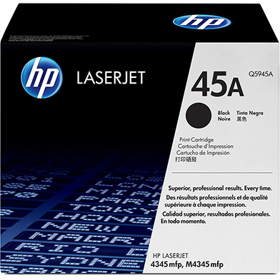 HP Q5945A 45A Black LaserJet Print Cartridge (18,000 Pages)