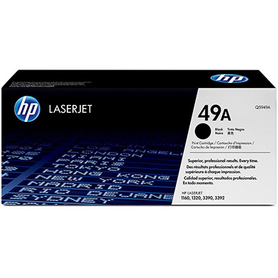 HP 49A Black Toner Cartridge (2,500 Pages)