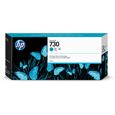 HP P2V68A 730 Cyan DesignJet Ink Cartridge (300ml)