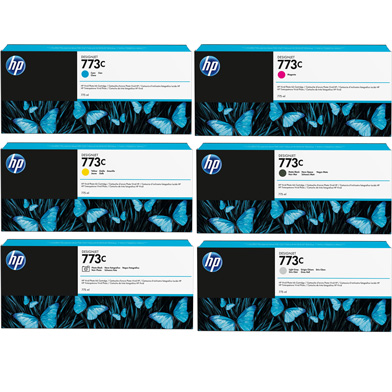 HP  773C Ink Cartridge Value Pack (6 x 775ml)