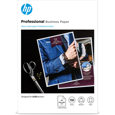 HP 7MV80A Laser Professional Business Paper - 200gsm (150 Sheets / A4 / Matte)