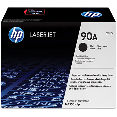 HP CE390A 90A Standard Capacity Toner Cartridge (10,000 Pages)