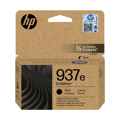 HP 4S6W9NE 937e EvoMore Black Ink Cartridge (3,100 Pages)