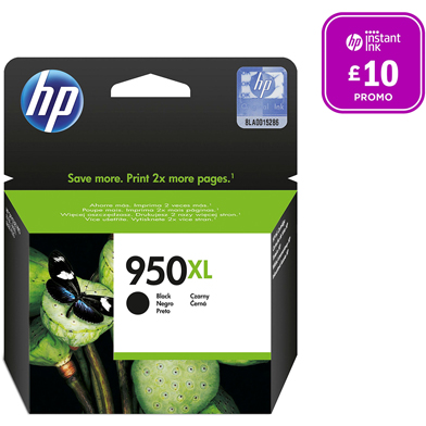 HP No.950XL Black Ink Cartridge (2,300 Pages)