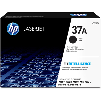 HP 37A Black Toner Cartridge (11,000 Pages)