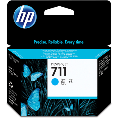 HP CZ130A T120 | T125 | T130 711 Cyan Ink Cartridge (29ml)