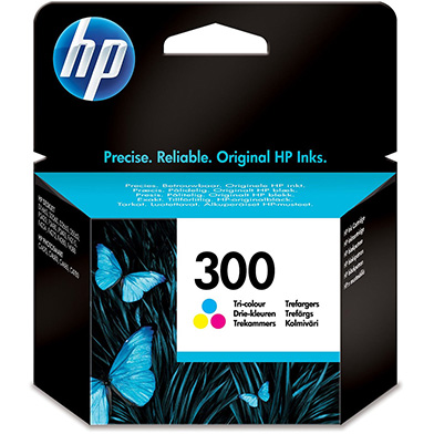 HP No.300 Tri-Colour Ink Cartridge (165 pages)