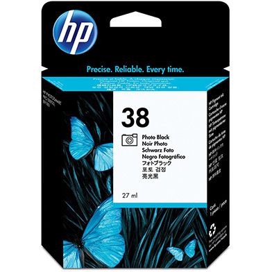 HP C9413A No.38 Photo Black Ink Cartridge (1,340 Pages)