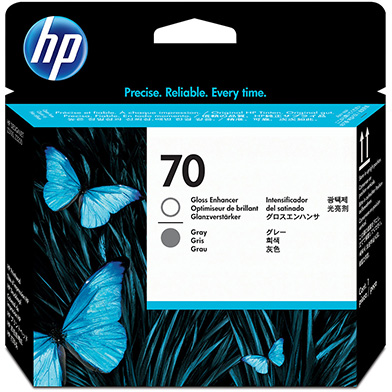 HP C9410A No.70 Gloss Enhancer and Grey Printhead