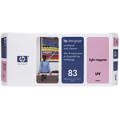 HP C4965A No.83 Light Magenta UV Printhead and Printhead Cleaner