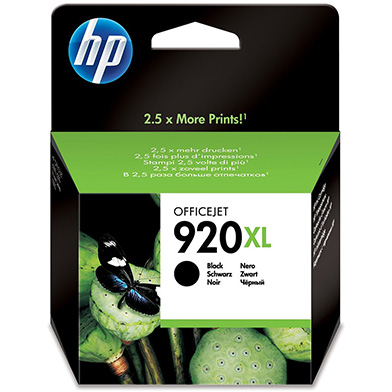 HP CD975AE No.920XL Black Ink Cartridge (1,200 Pages)