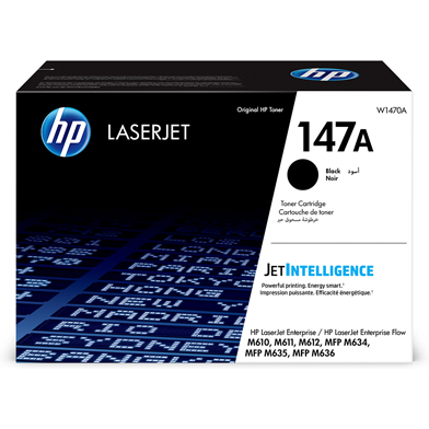 HP 147A Black Toner Cartridge (10,500 Pages)
