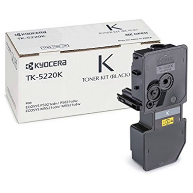 Kyocera 1T02R90NL1 TK-5220K Black Toner Cartridge (1,200 Pages)