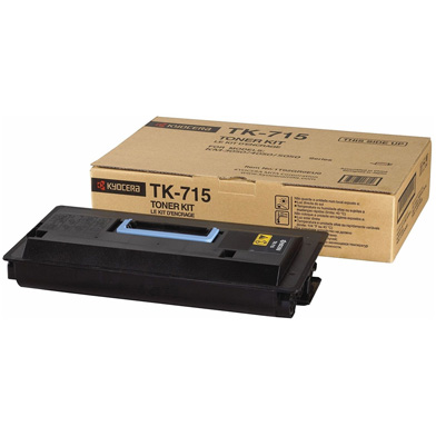 Kyocera 1T02GR0EU0 TK-715 Black Toner Cartridge (34,000 Pages)