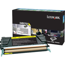 Lexmark 24B5703 24B5703 Yellow Return Programme Toner Cartridge (10,000 Pages)