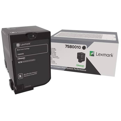 Lexmark 75B0010 Black Toner Cartridge (13,000 Pages)