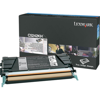 Lexmark C5242KH C5242KH Black High Yield Toner Cartridge (8,000 Pages)