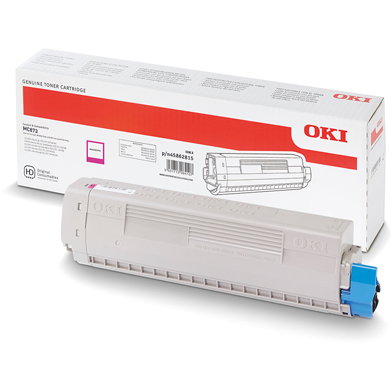 OKI 45862815 High Capacity Magenta Toner Cartridge (10,000 Pages)