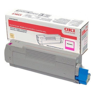 OKI 46443102 High Capacity Magenta Toner Cartridge (10,000 Pages)