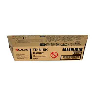 Kyocera TK-815K TK-815K Black Toner Cartridge (20,000 Pages)