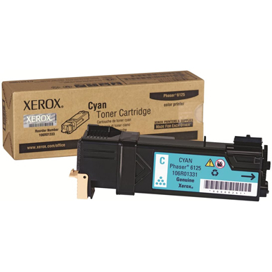 Xerox 106R01331 Cyan Toner Cartridge (1,000 Pages)