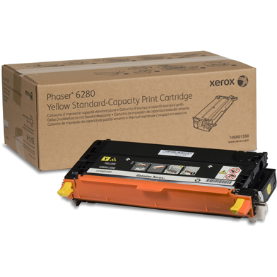 Xerox 106R01390 Yellow Toner Cartridge (2,200 Pages)