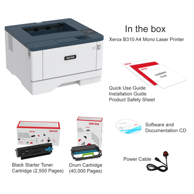 Xerox B310 A4 Mono Laser Printer - B310V_DNIUK