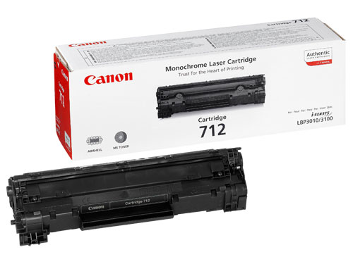Canon 712 Black Toner Cartridge (1,500 Pages)