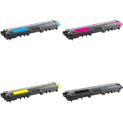 Printerland  Compatible Brother TN-247 Toner Cartridge Value Pack CMY (2.3K Pages) K (3K Pages)