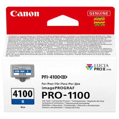 Canon 6786C001 PFI-4100B Blue Ink Cartridge (80ml)