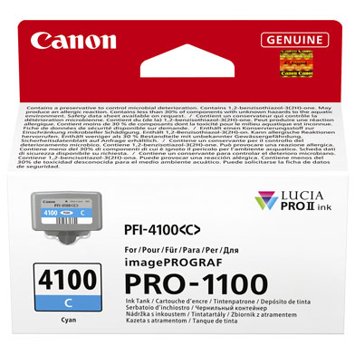 Canon 6778C001 PFI-4100C Cyan Ink Cartridge (80ml)