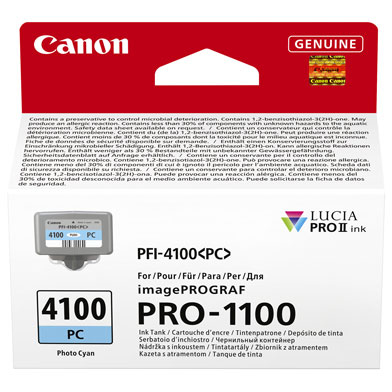 Canon 6781C001 PFI-4100PC Photo Cyan Ink Cartridge (80ml)