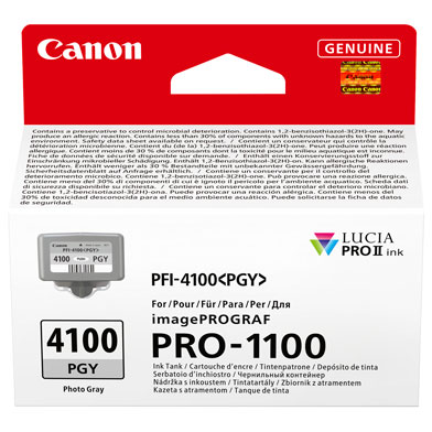 Canon 6784C001 PFI-4100PGY Photo Grey Ink Cartridge (80ml)