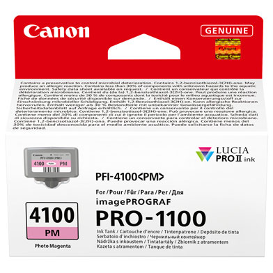 Canon 6782C001 PFI-4100PM Photo Magenta Ink Cartridge (80ml)