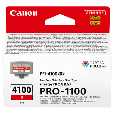 Canon 6785C001 PFI-4100R Red Ink Cartridge (80ml)