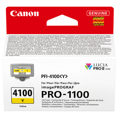 Canon 6780C001 PFI-4100Y Yellow Ink Cartridge (80ml)