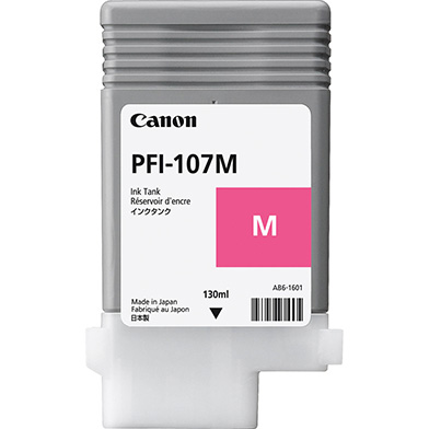 Canon 6707B001AA PFI-107M Magenta Ink Cartridge (130ml)