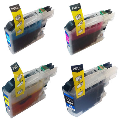 Printerland  Compatible Brother LC-223 Ink Cartridge Multipack CMYK (550 Pages)