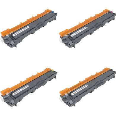 Compatible Brother TN-245 Hi-Cap Toner Value Pack CMY (2.2K) K (2.5K)