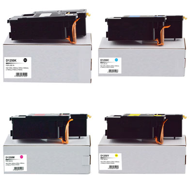 Printerland  Compatible Dell 593-110H Hi-Cap Toner Rainbow Pack CMY (1.4K Pages) K (2K Pages)