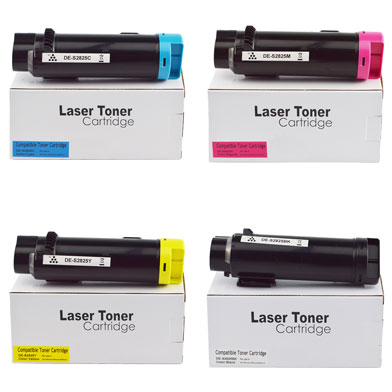 Compatible Dell 593-BBR Toner Cartridge Value Pack CMYK (1,200 Pages)